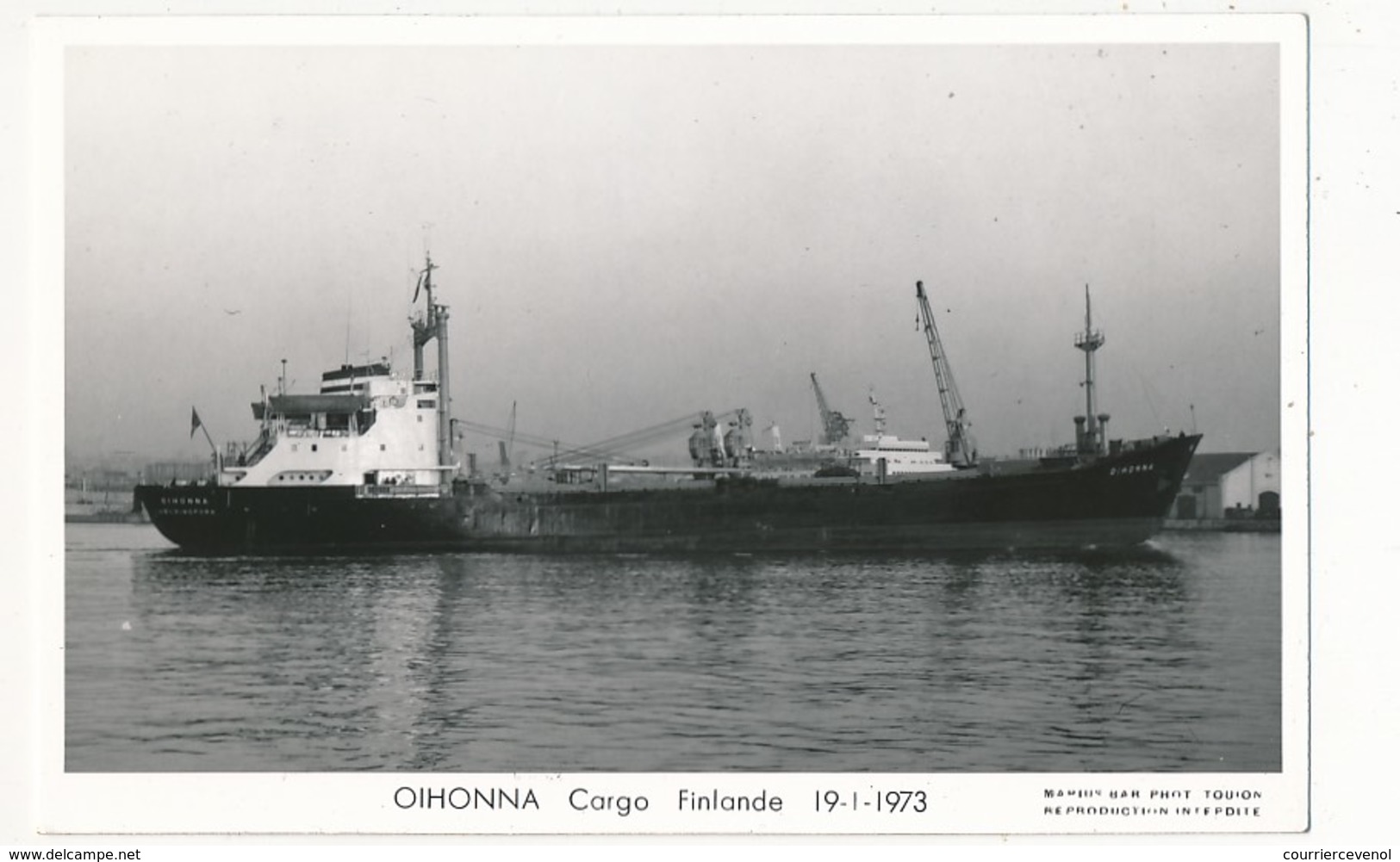 CPSM - Cargo OIHONNA - Finlande - 19/03/1973 - Cargos