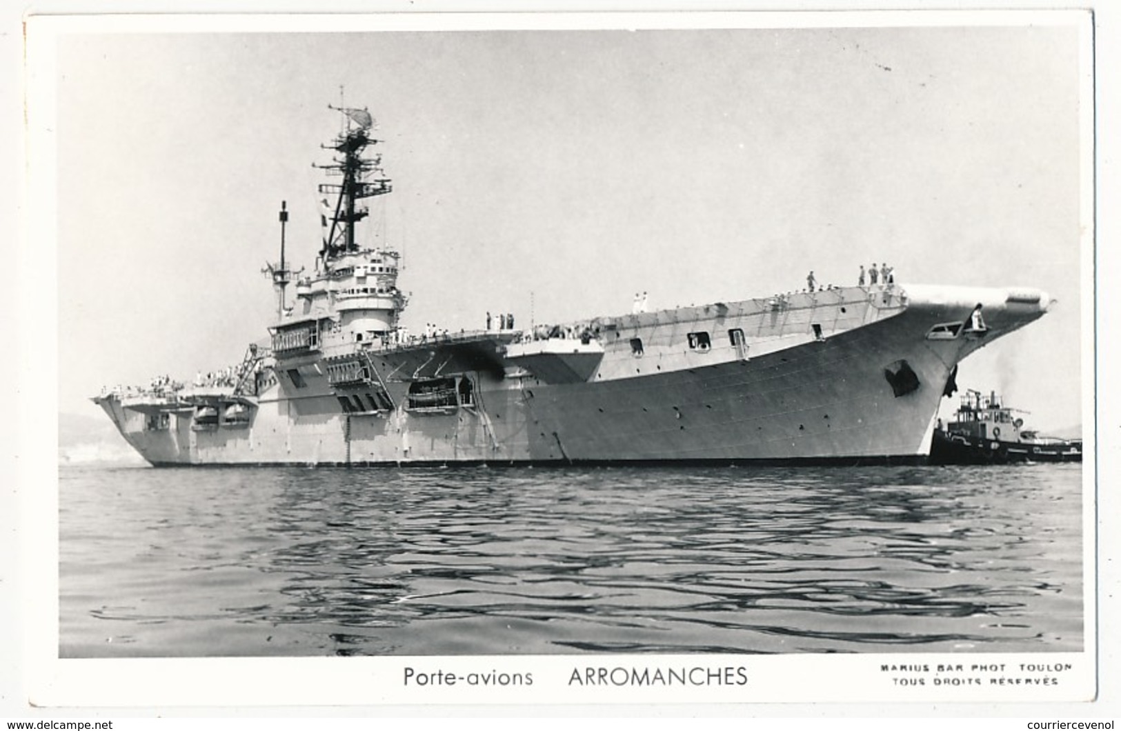 CPSM - Porte-avions ARROMANCHES - Guerre