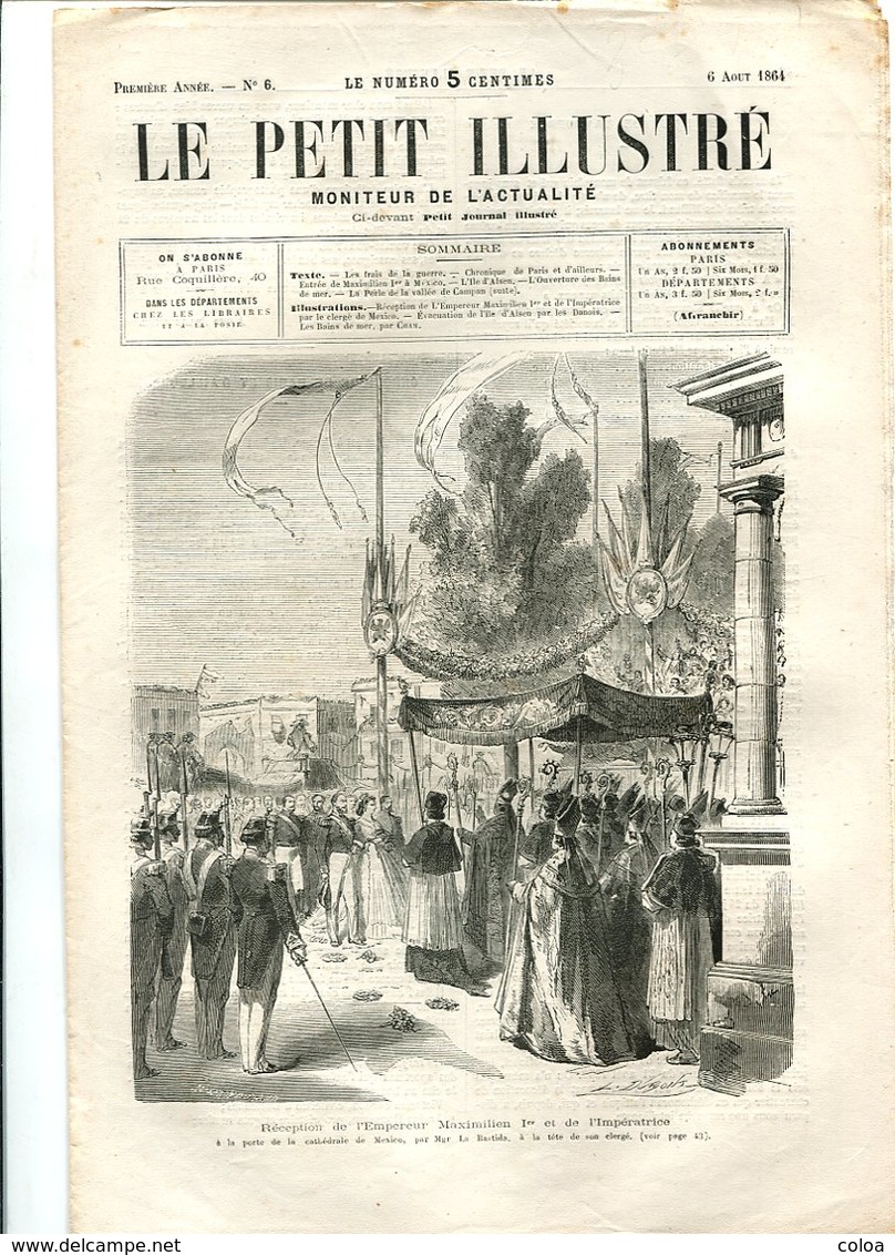 Réception De L’Empereur Maximilien Et De L’impératrice CHAM 1864 - 1850 - 1899