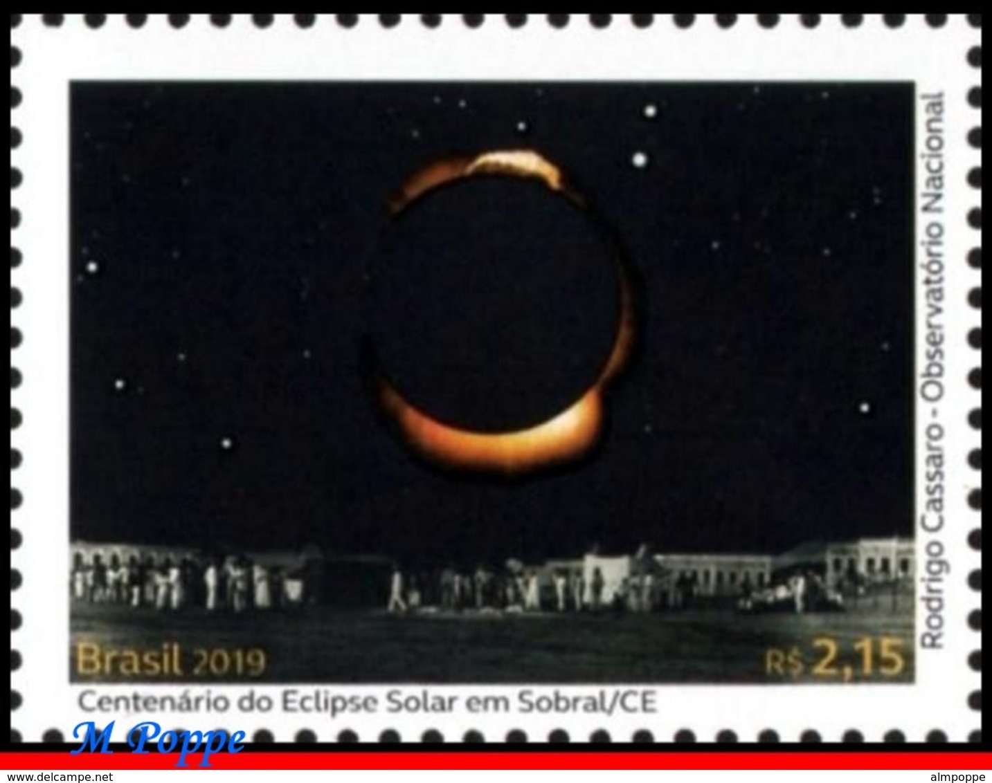 Ref. BR-V2019-07-F BRAZIL 2019 SCIENCE, SOLAR ECLIPSE IN SOBRAL,, ALBERT EINSTEIN, RELATIVITY, SHEET MNH 24V - Ungebraucht