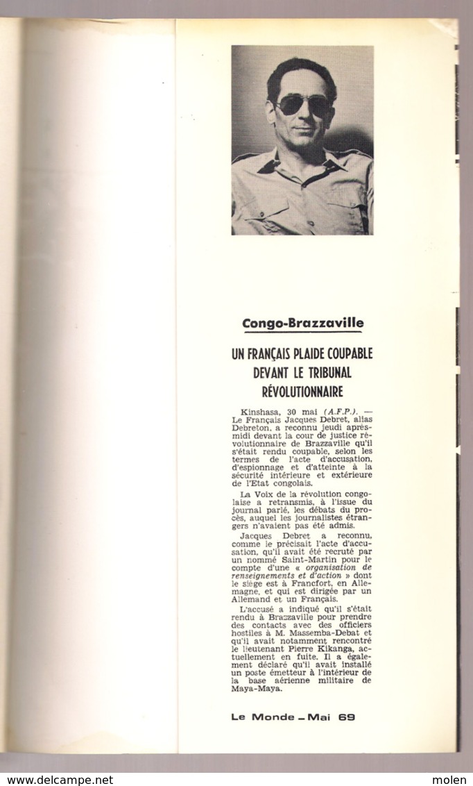 COUP D ETAT A BRAZZAVILLE République Du Congo Jacques Debreton ©1976 320pg Congo Zaïre Kongo Livre HISTOIRE Z423 - Autres & Non Classés