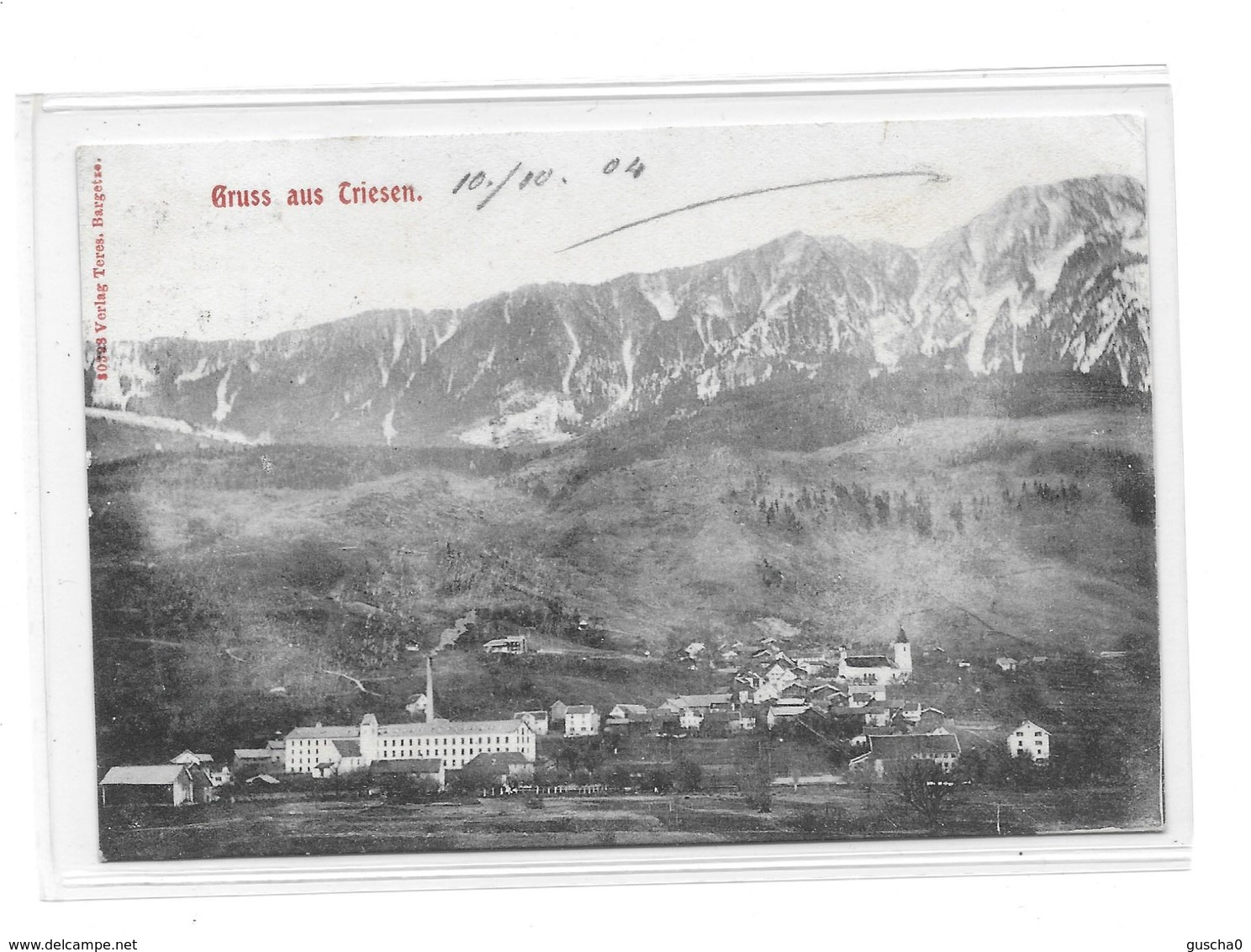 1904, Gruss Aus Triesen - Liechtenstein