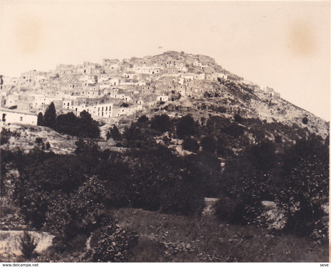 MOJACAR 1935   Photo Amateur Format Environ 6,5 Cm X 5,5 Cm ESPAGNE - Lieux