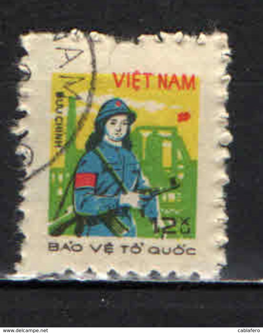 VIETNAM - 1981 - DONNA SOLDATO - USATO - Vietnam