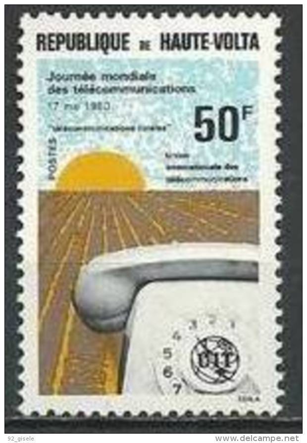 Hte-Volta YT 510 " Télécommunications " 1980 Neuf** - Obervolta (1958-1984)