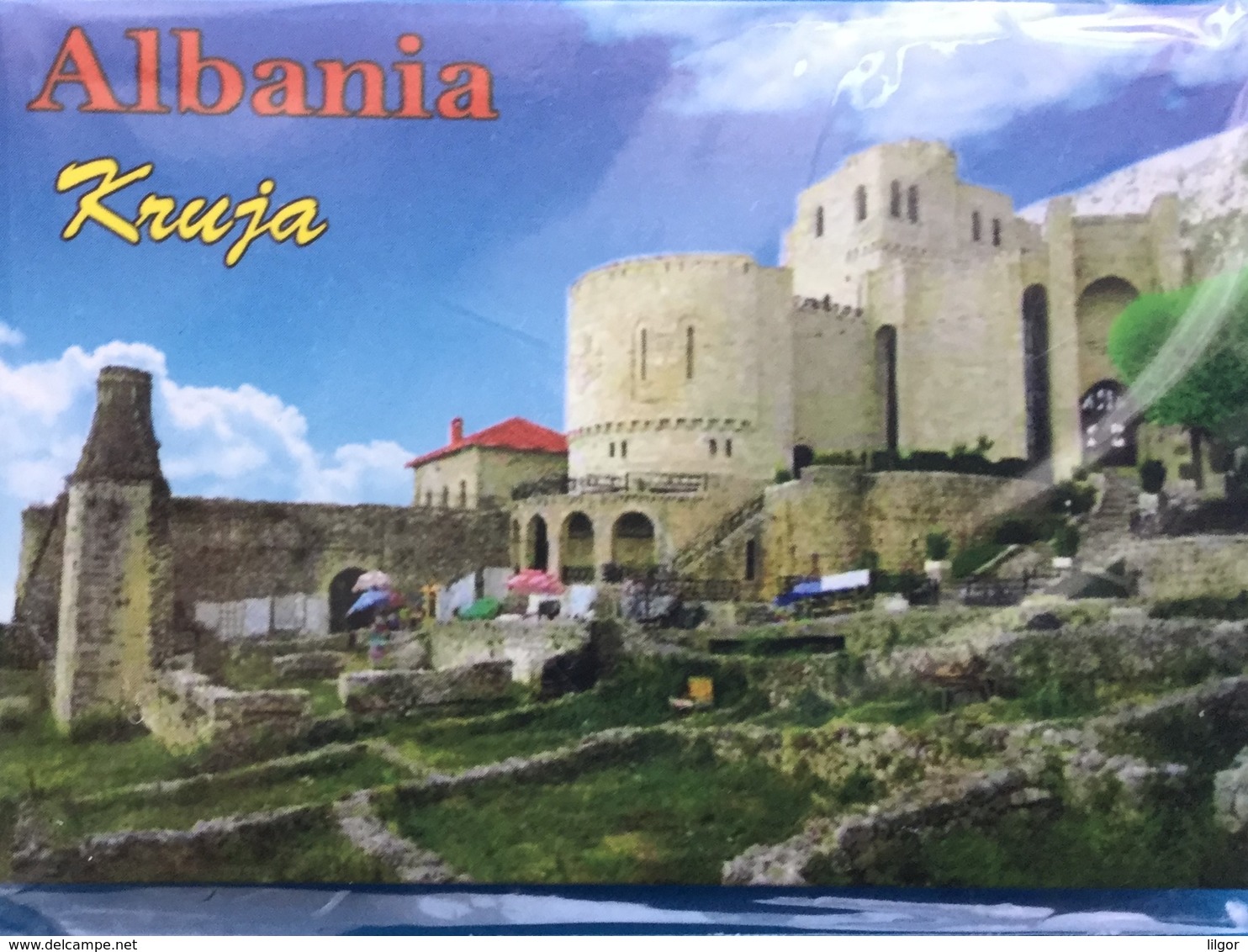 Kruja Fortress Kalaja E Krujës Albania Fridge Magnet, From Albania - Magnets