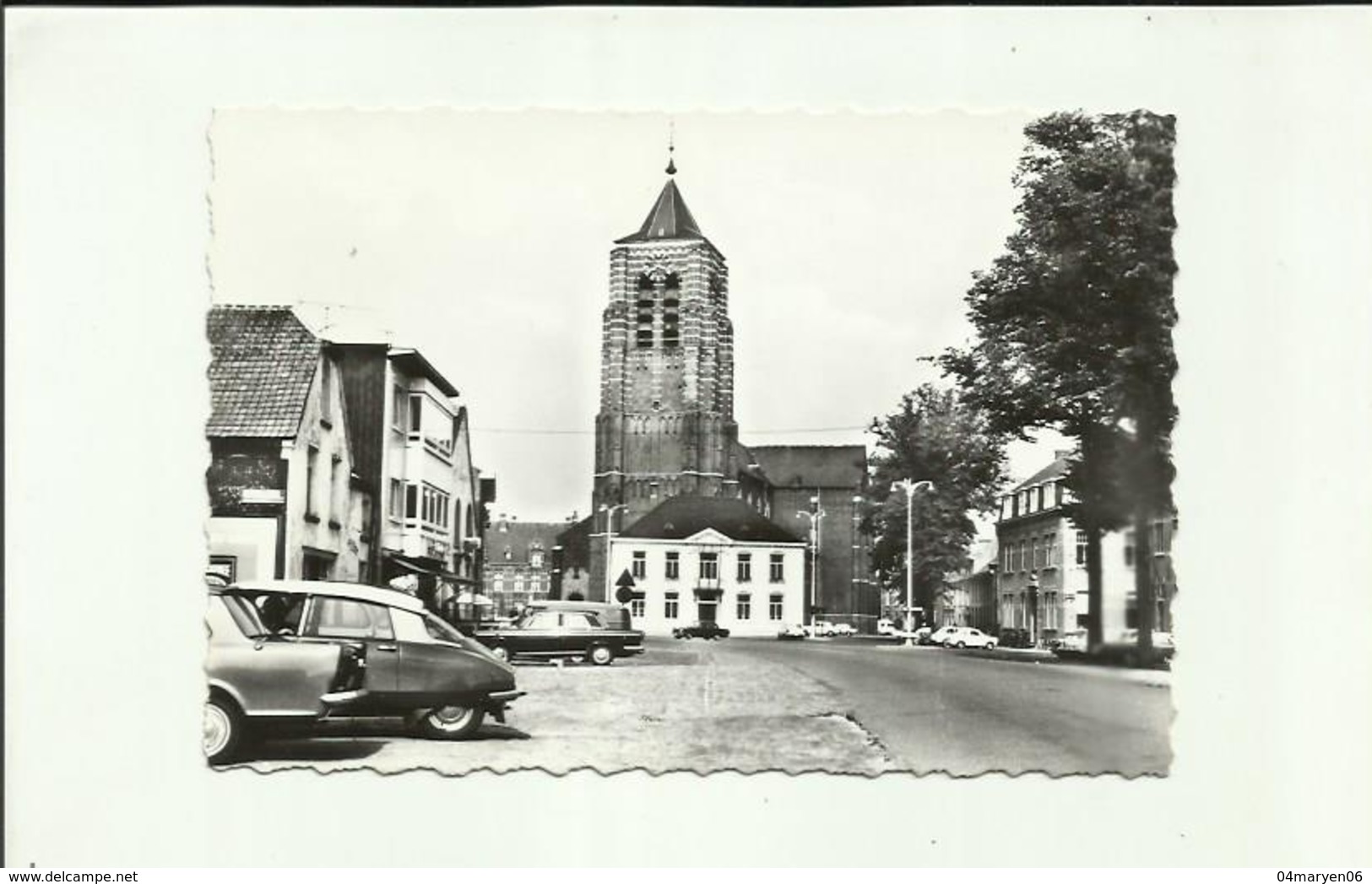 --**  1  X  MOL   ** .""Markt, Gemeentehuis  En Kerk   . "" - Mol