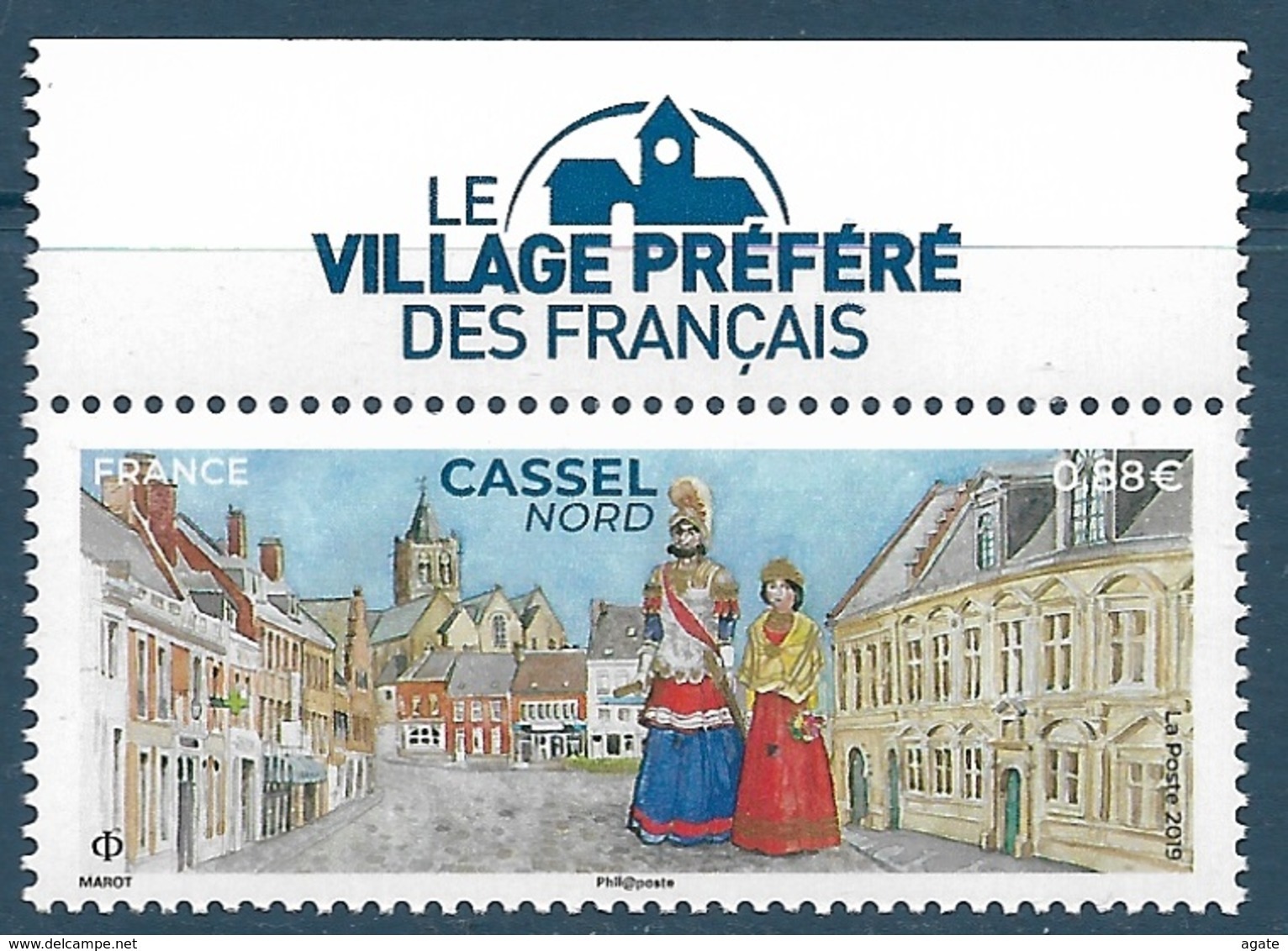 Cassel - Le Village Préféré Des Français BDF (2019) Neuf** - Neufs