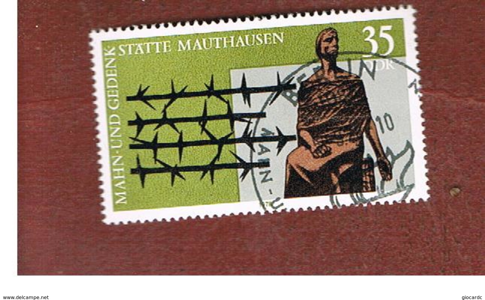 GERMANIA EST (EAST GERMANY) (DDR) -  SG 2066 - 1978 MAUTHAUSEN WAR MEMORIAL, AUSTRIA   -  USED - Used Stamps