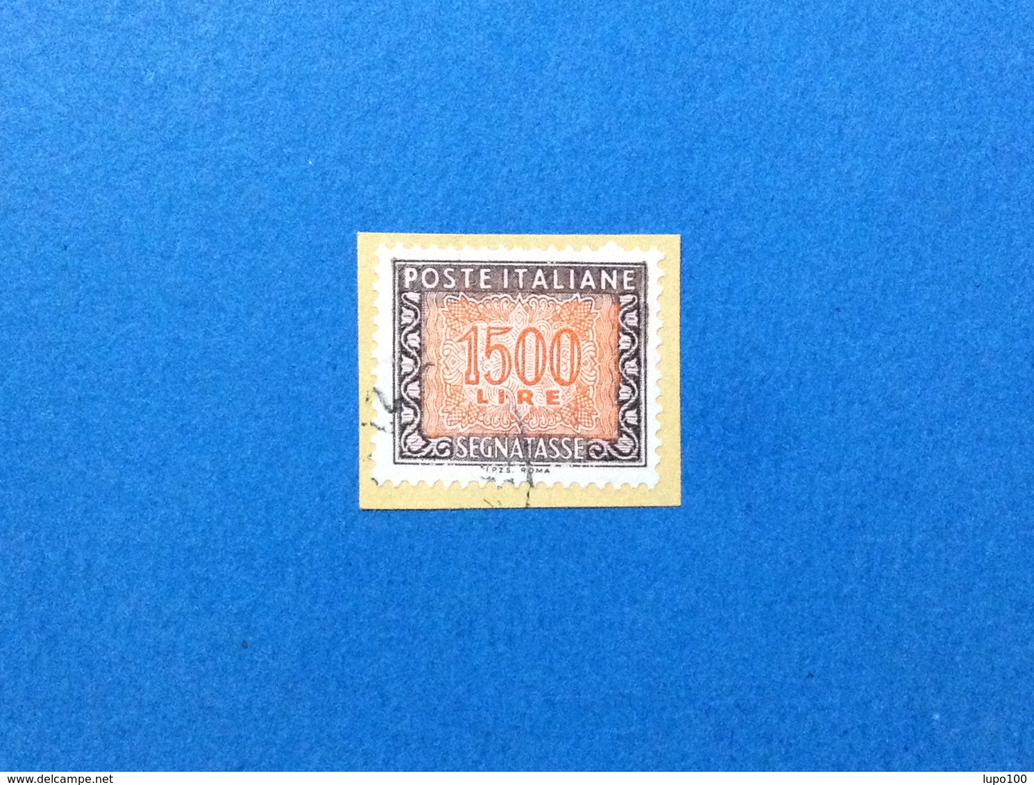 1991 ITALIA FRANCOBOLLO USATO STAMP USED SEGNATASSE 1500 - Segnatasse