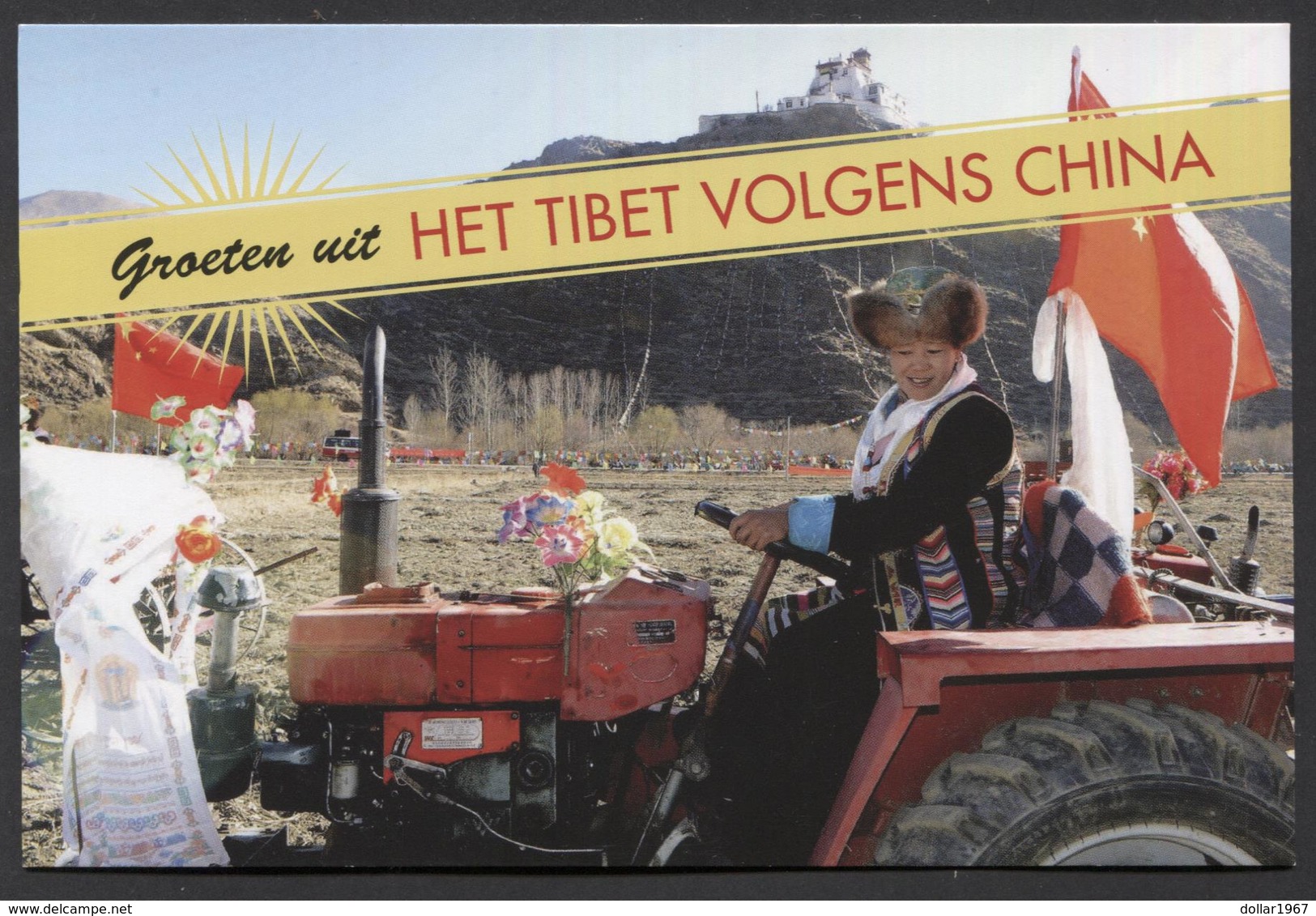 Campaign For Tibet , Groeten Uit Het Tibet Volgens China. -  NOT  Used - See The 2 Scans For Condition.(Originalscan ) - Tíbet