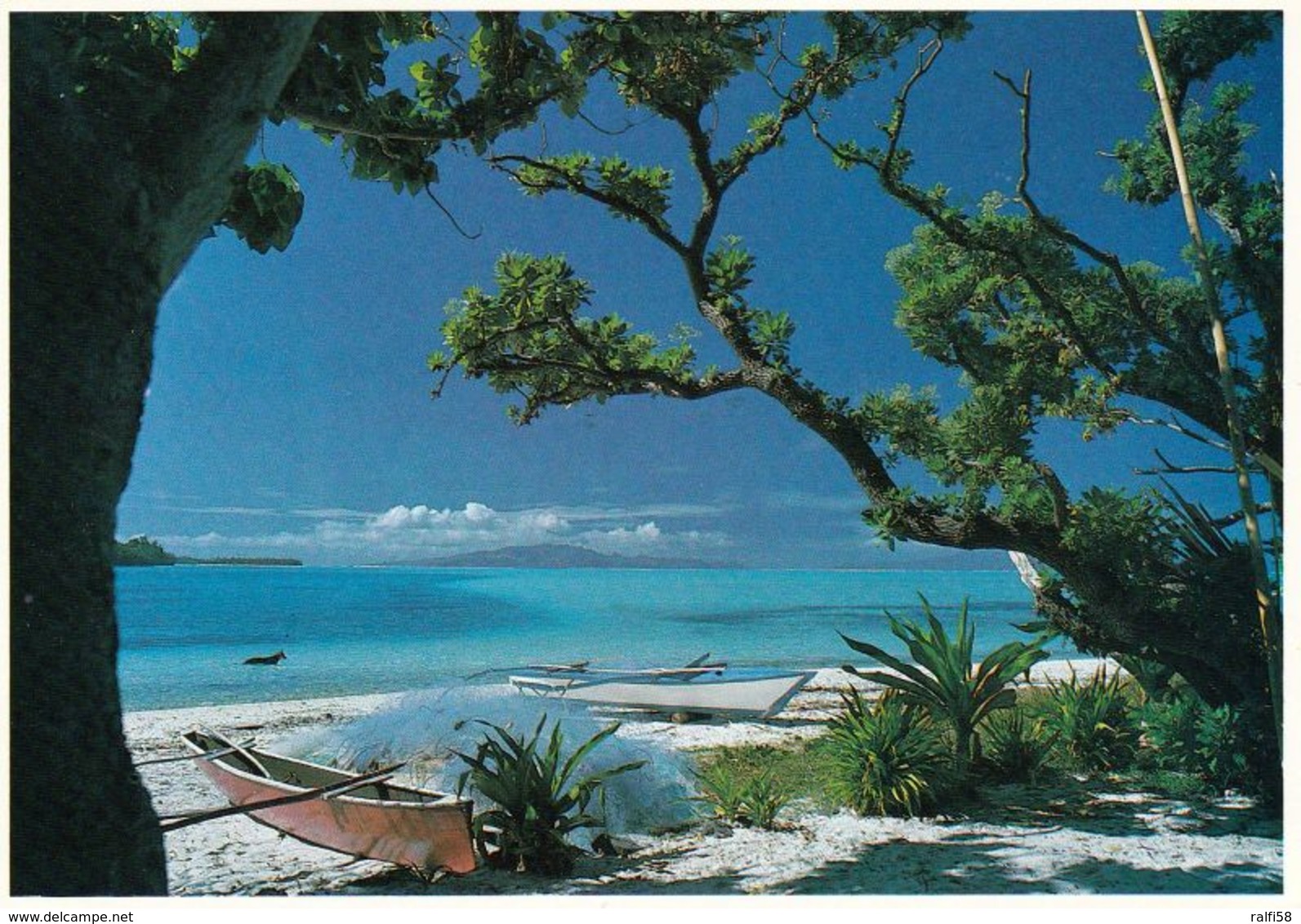 1 AK Bora Bora - Französisch Polynesien * Matira Beach With A View At Raiatea Island - French Polynesia * - Französisch-Polynesien