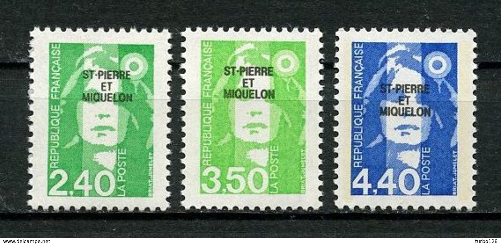 SPM MIQUELON 1993 N° 587/589 ** Neufs MNH Superbes C 5.80 € Marianne Du Bicentenaire - Ongebruikt