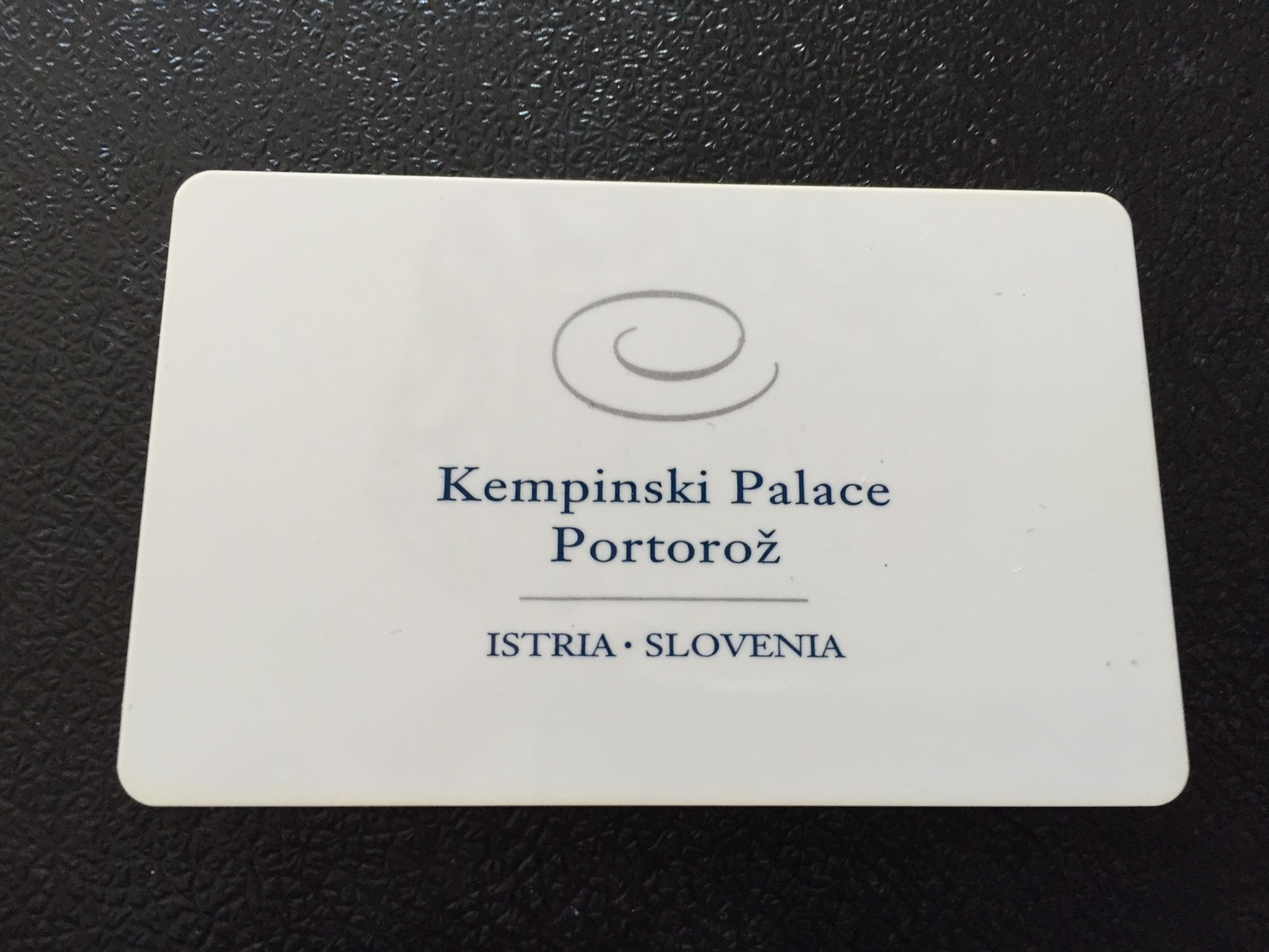 Hotelkarte Room Key Keycard Clef De Hotel Tarjeta Hotel  KEMPINSKI PALACE PORTOROZ SLOVENIA - Ohne Zuordnung