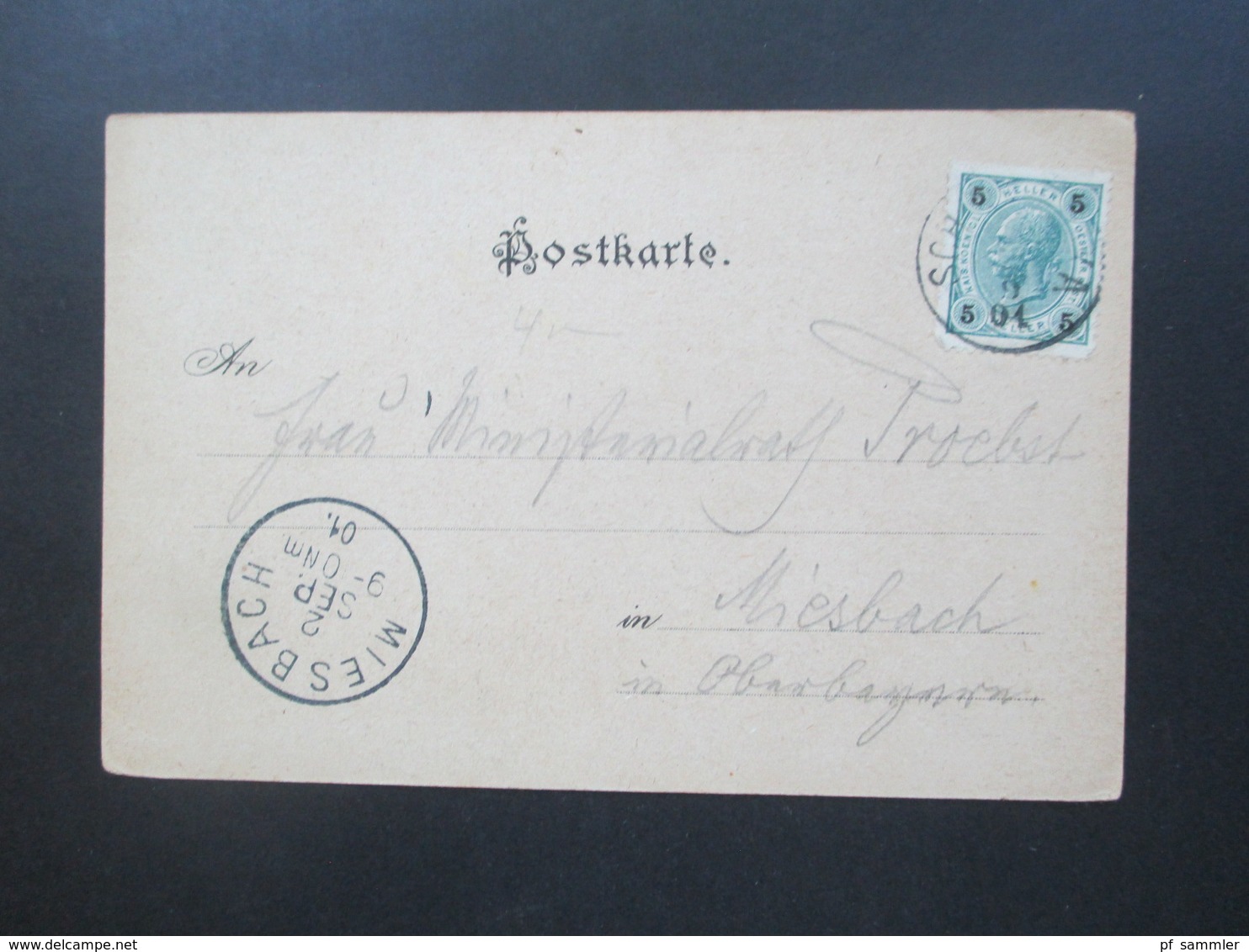 Österreich 1901 AK Achensee Gegen Norden, Tirol Verlag Rob. Hardt No 55 Ak Stempel K1 Miesbach. Oberbayern - Achenseeorte