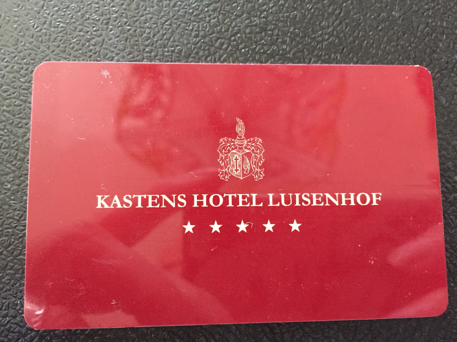 Hotelkarte Room Key Keycard Clef De Hotel Tarjeta Hotel KASTENS HOTEL LUISENHOF - Non Classés