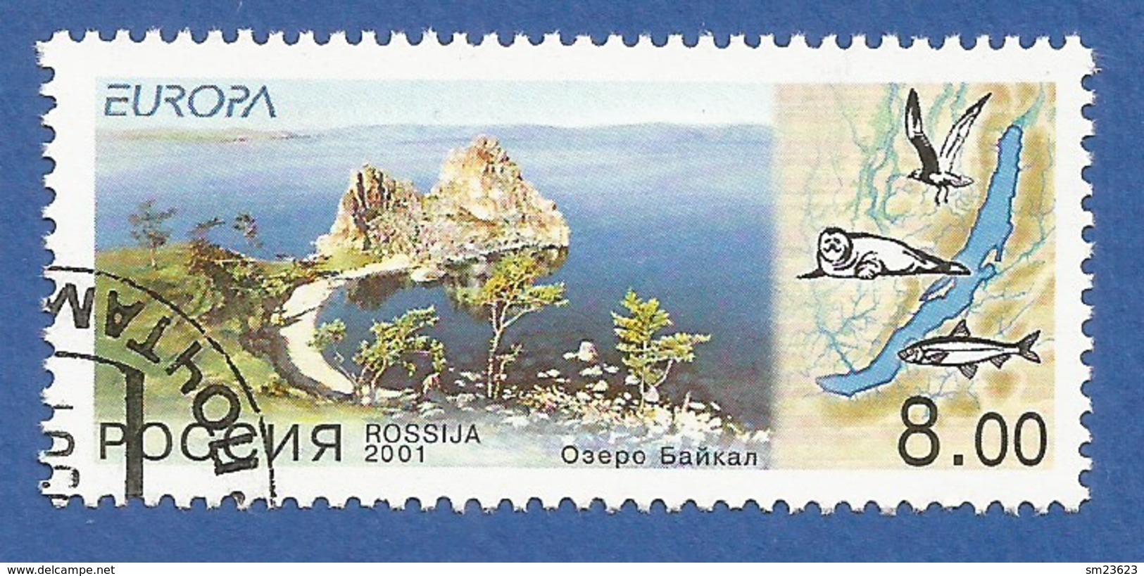 Russland / Russia 2001  Mi.Nr. 910 , EUROPA  CEPT  Lebensspender Wasser - Gestempelt / Fine Used / (o) - Used Stamps