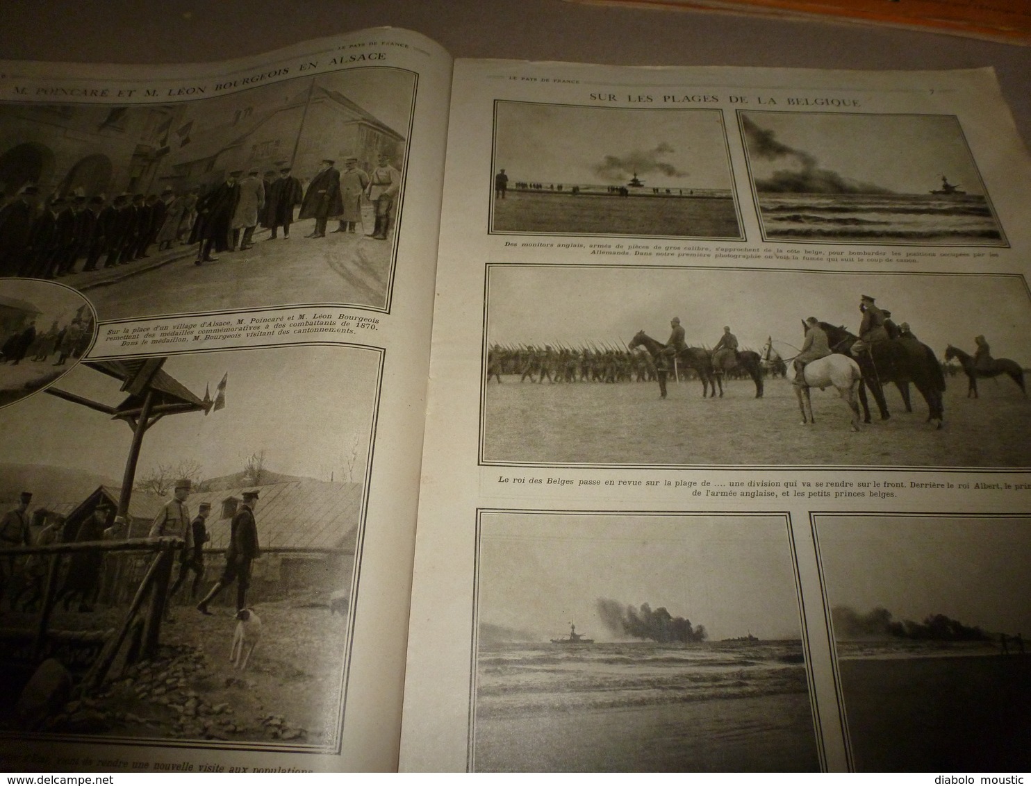 1916 LPDF: Pétain; Allemagne;Alsace Belgique;Trébizonde;Kapotolamo;Ispir(Arménie);Mytilène;Smyrne; Metelin;etc - Français