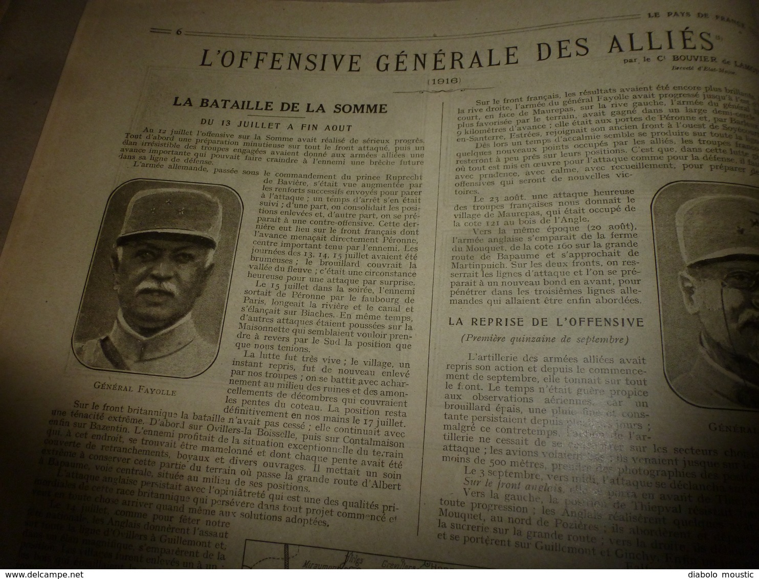 1916 LPDF: Coldstream du roi d'Angleterre; The Welsh Guards; Français et Anglais;Krupp;Zeppelin L-32;La Canée;etc