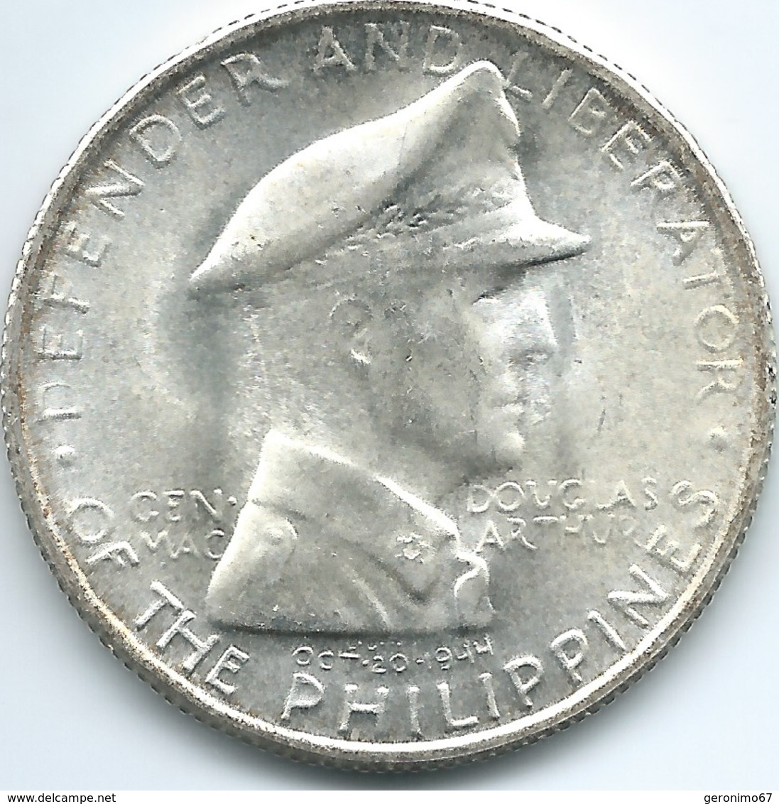 Philippines - 1947 - 1 Piso - Liberation From Japanese - Douglas MacArthur - KM185 - Philippines