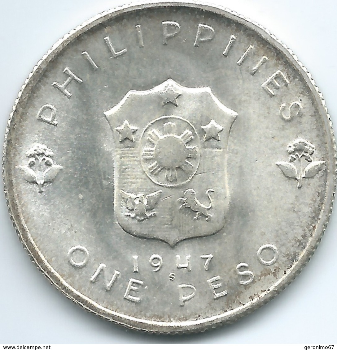 Philippines - 1947 - 1 Piso - Liberation From Japanese - Douglas MacArthur - KM185 - Philippines