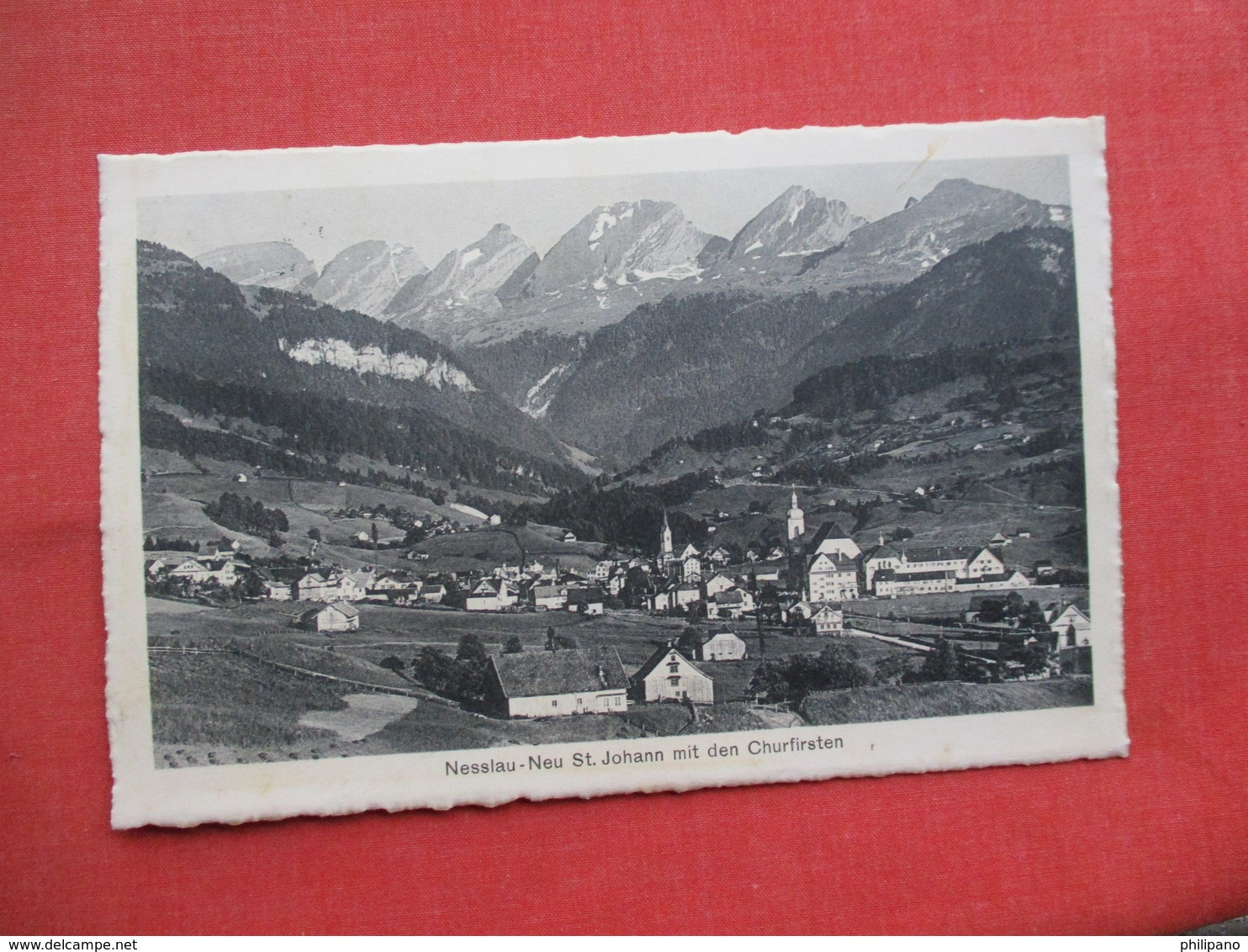 Switzerland > SG St. Gall ----Stamp & Cancel---  Nesslau New St Johann Mit Den Churfirsten  Ref 3448 - Nesslau