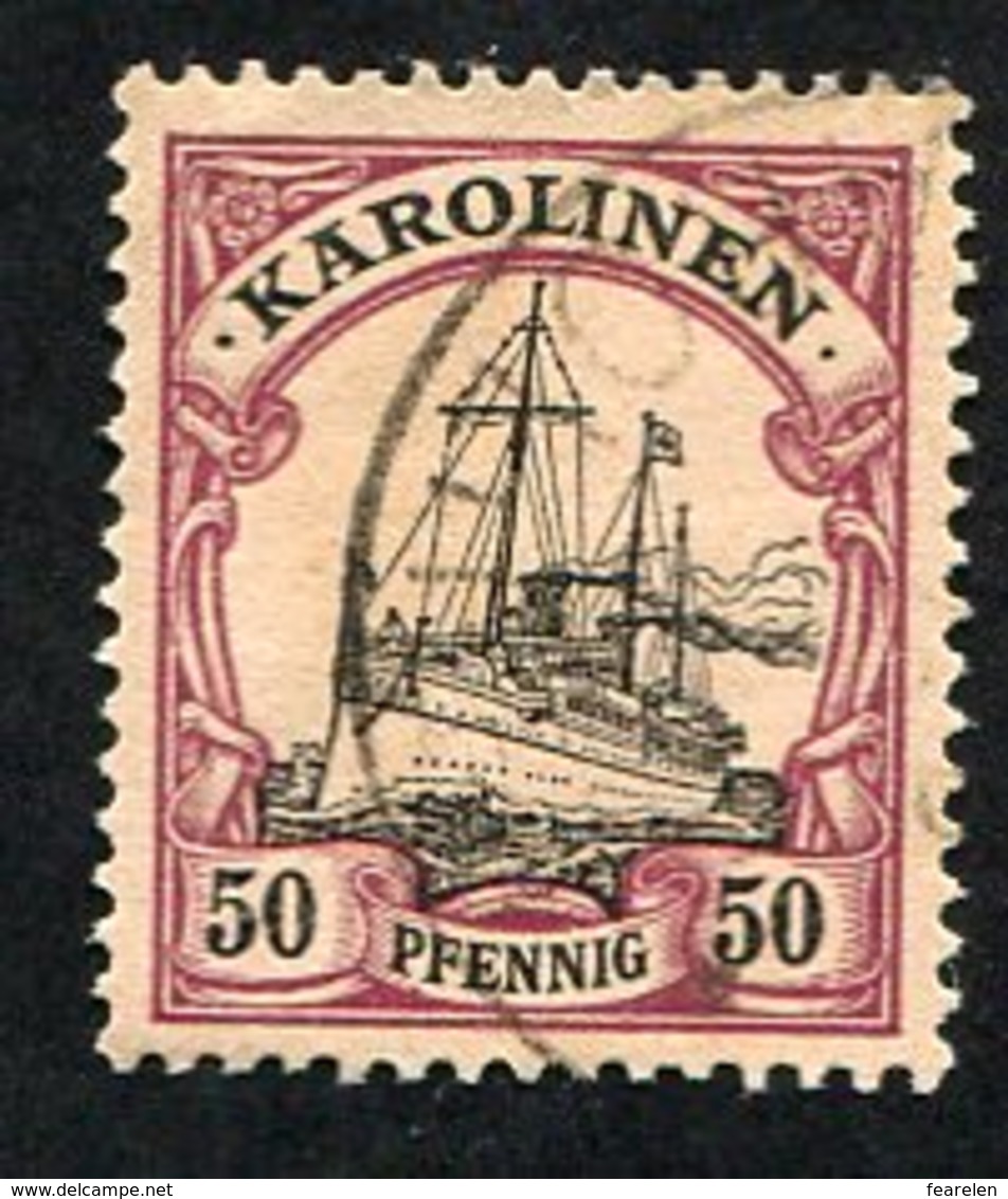 Allemagne, Colonie Allemande, Carolines, Karolinen, N°14 Oblitérés, Qualité TB - Karolinen