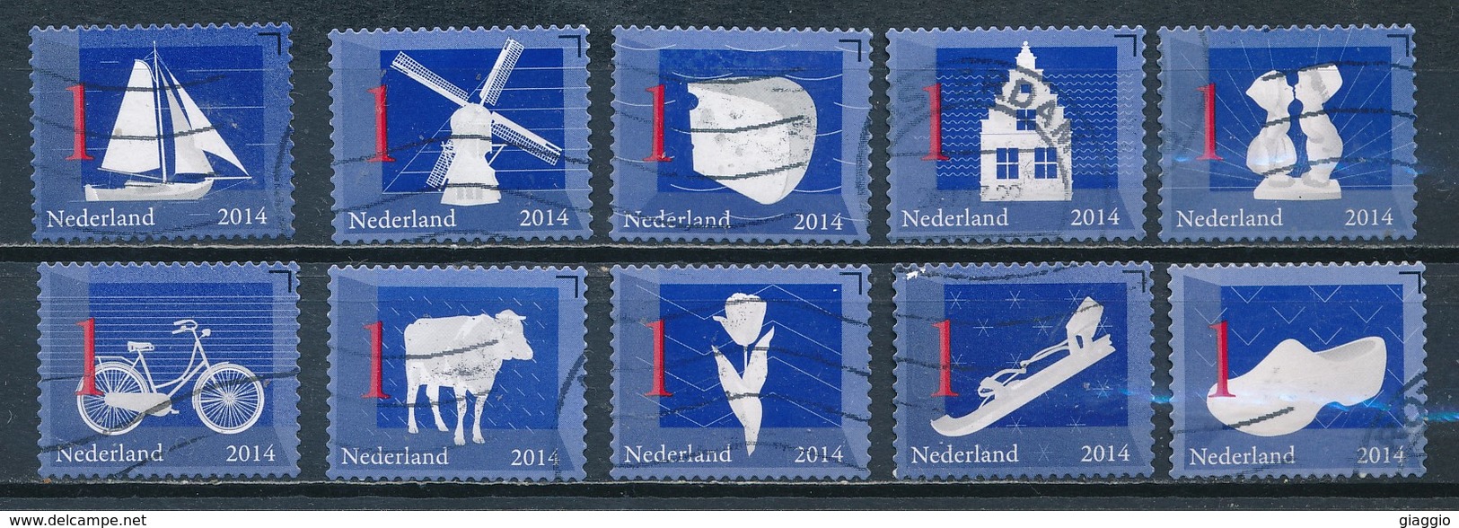 °°°OLANDA NEDERLAND - MI N°3194/203 - 2014 °°° - Used Stamps