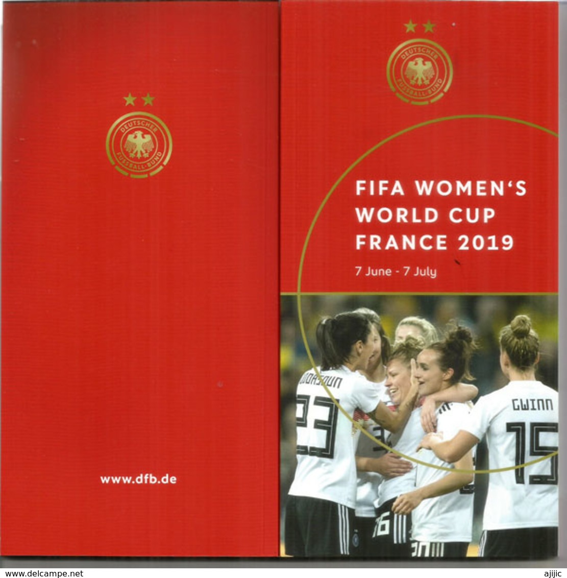 Portraits De L'équipe Football Féminine Allemande. Livre De 92 Pages Avec Photos.  COUPE DU MONDE FIFA.WOMENS.2019 - Bekleidung, Souvenirs Und Sonstige