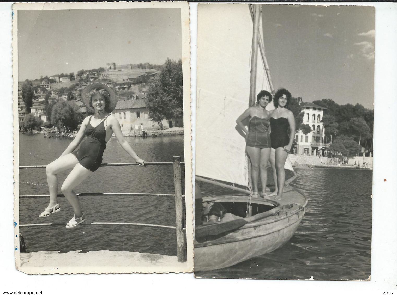 LOT - 13 Photos (small And 14 Cm / 9 Cm ) GIRLS,PIN - UPS.WOMEN IN SWIMSUITS ON THE BEACH 1955/70.costume Da Bagno - Persone Anonimi