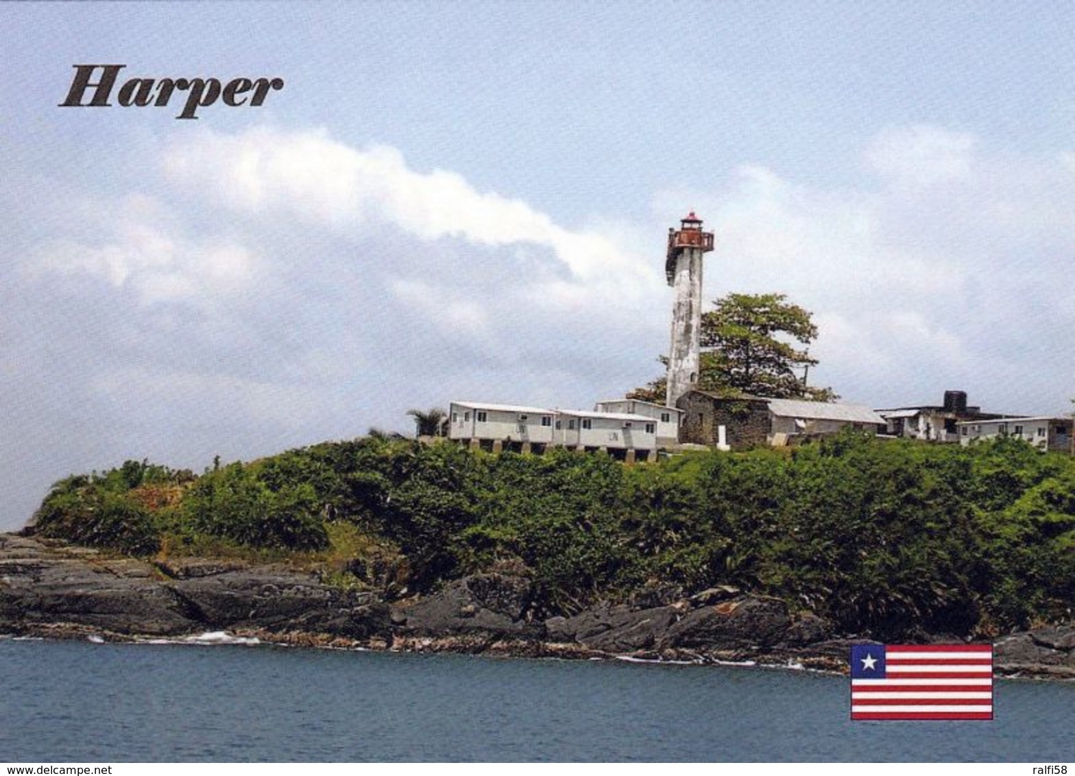 1 AK Liberia * Der Ort Harper Am Cape Palmas - Der Südwestlichste Punkt Von Liberia * - Liberia