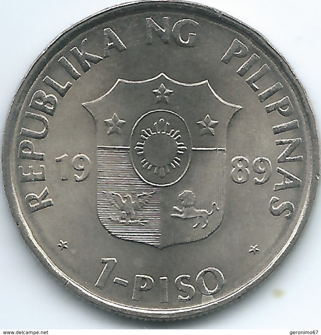 Philippines - 1 Piso - 1989 - Culture Decade - KM251 - Filippijnen