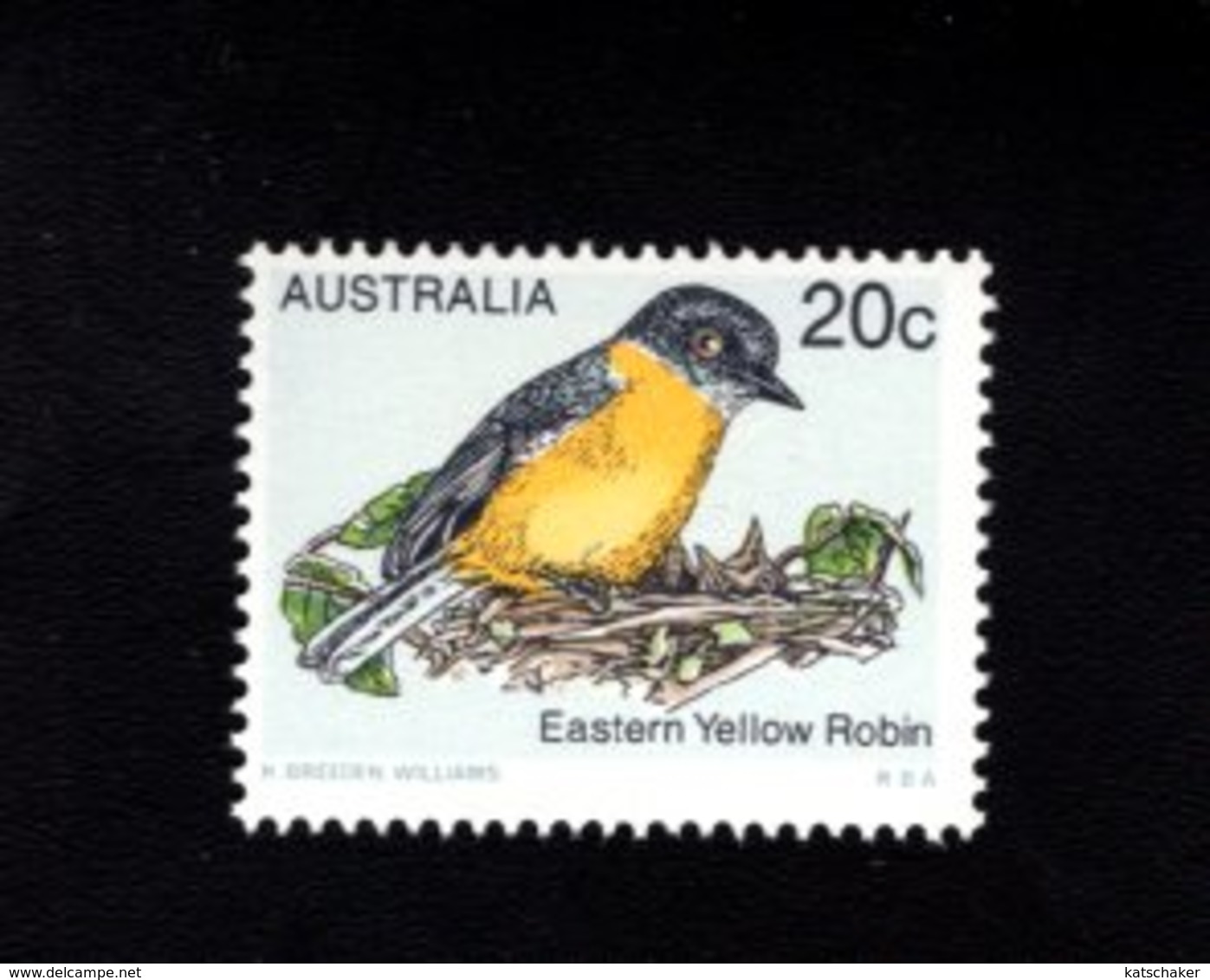 791661989 SCOTT 716 POSTFRIS  MINT NEVER HINGED EINWANDFREI  (XX) - BIRD - EASTERN YELLOW ROBIN - Mint Stamps