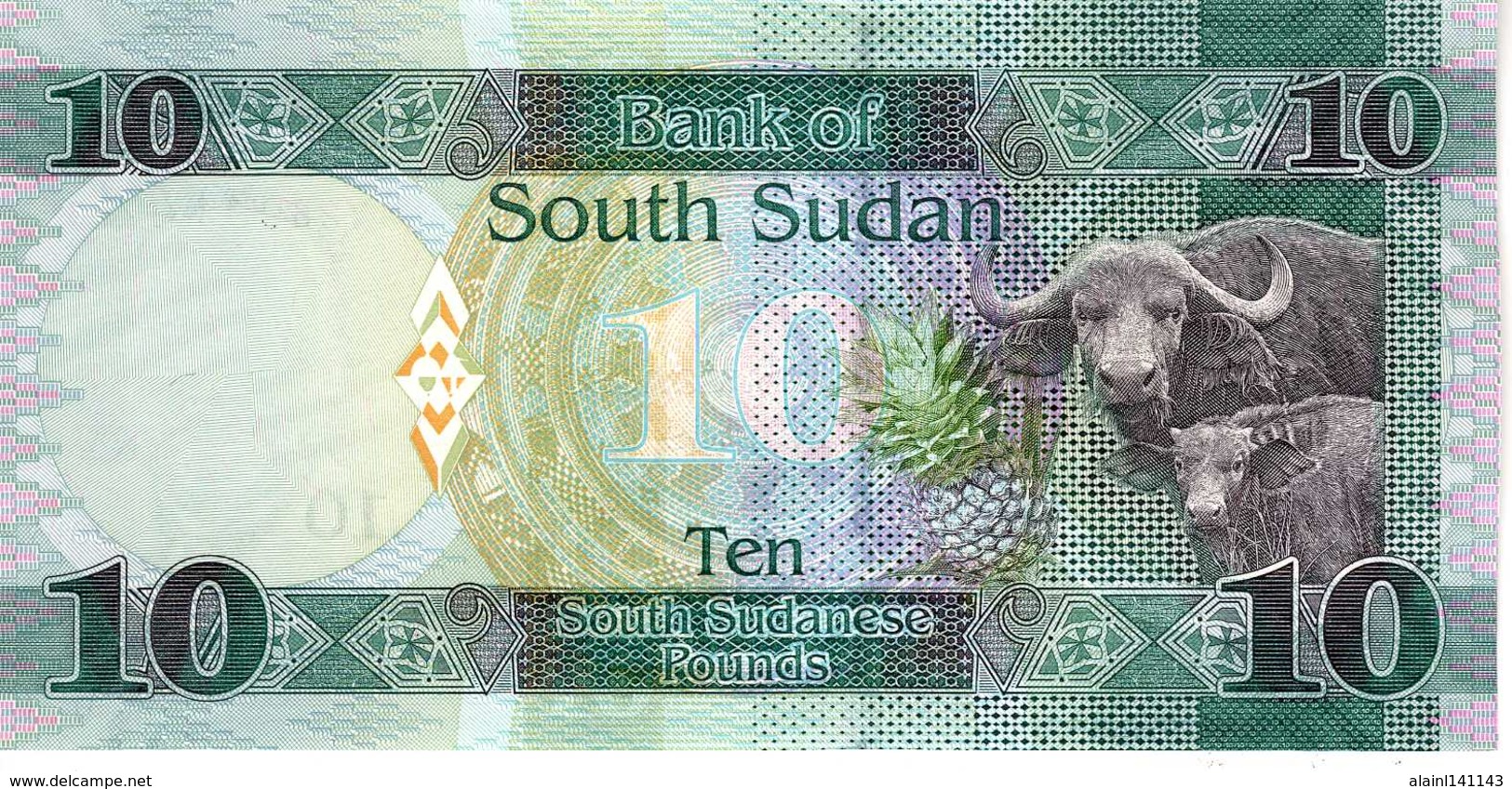 SUD SOUDAN - 10 Pounds 2016 - Série AV 2603142 - P.12b - UNC - Soudan Du Sud