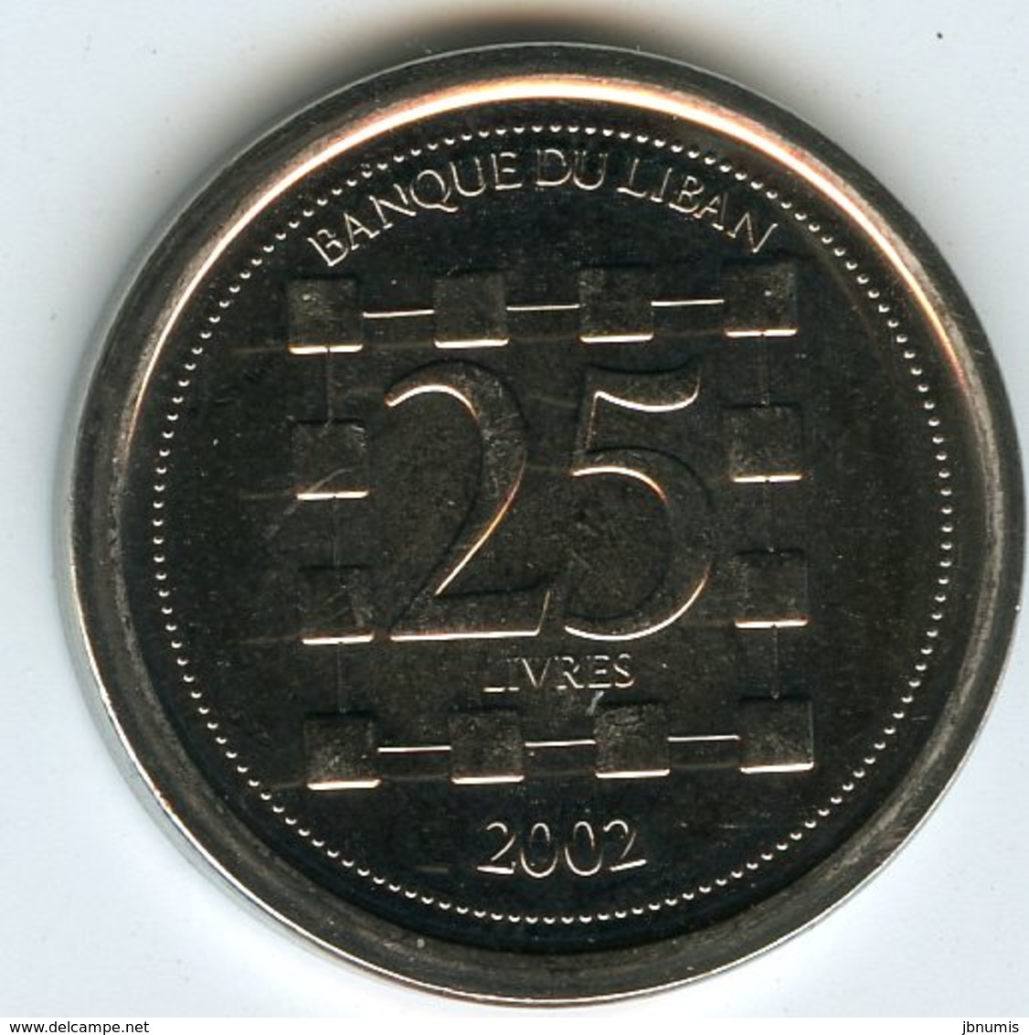 Liban Lebanon 25 Livres 2002 KM 40 - Liban