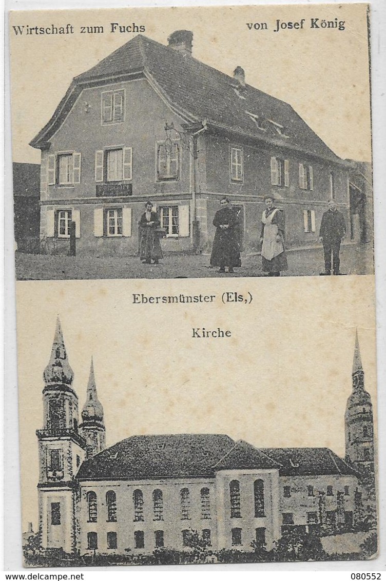 67 DRULINGEN . Gesamtansicht , édit : Viktor's Kunstverlag, écrite En 1919 , état Extra - Ebersmunster