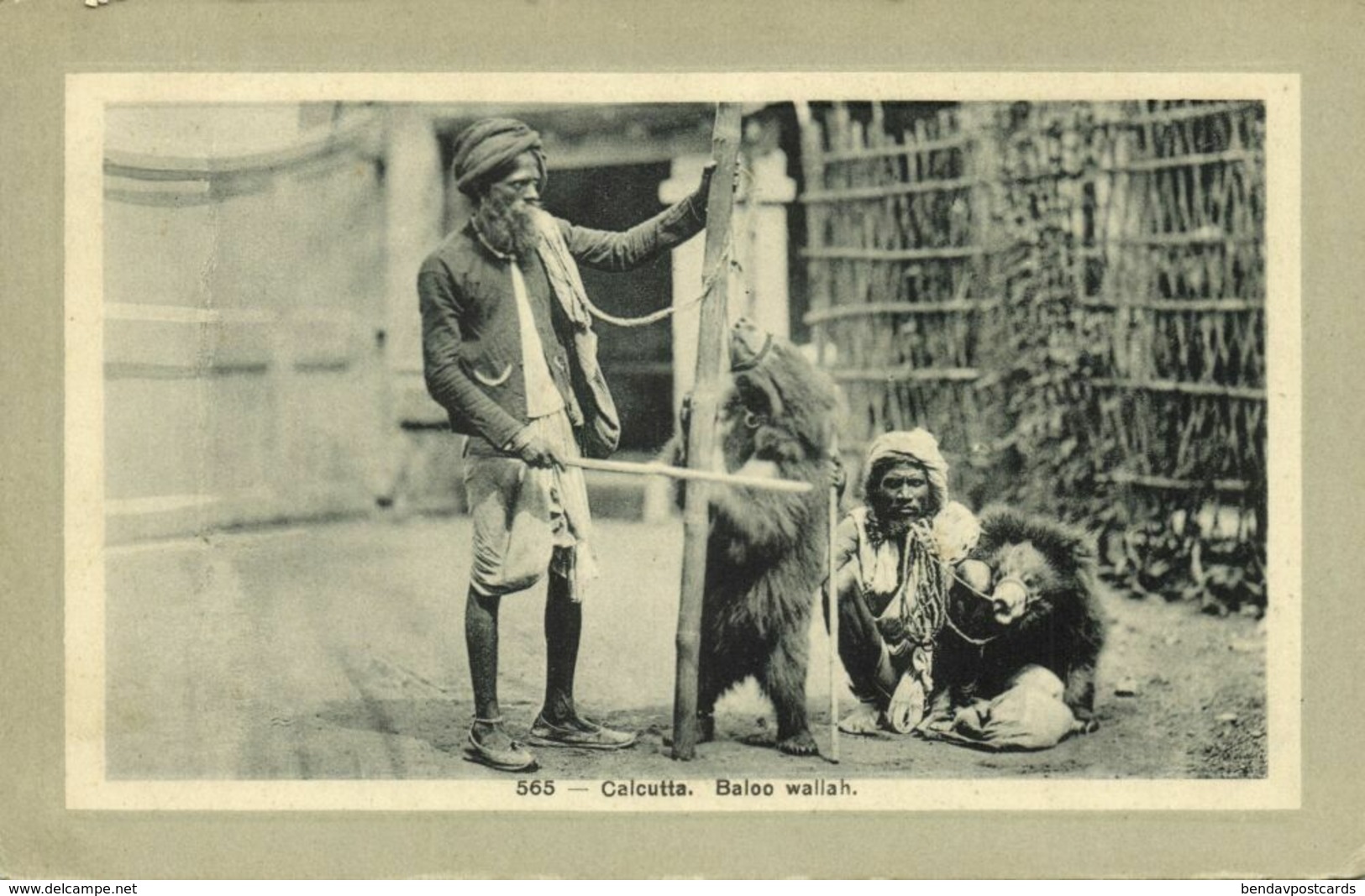 India, CALCUTTA, Baloo Wallah, Native Juggler Juggling, Bear Tamer (1910s) - India