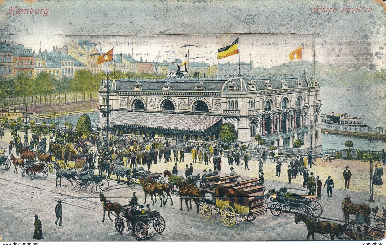 PC12488 Hamburg. Alster Pavillon. 1909. B. Hopkins - Mondo