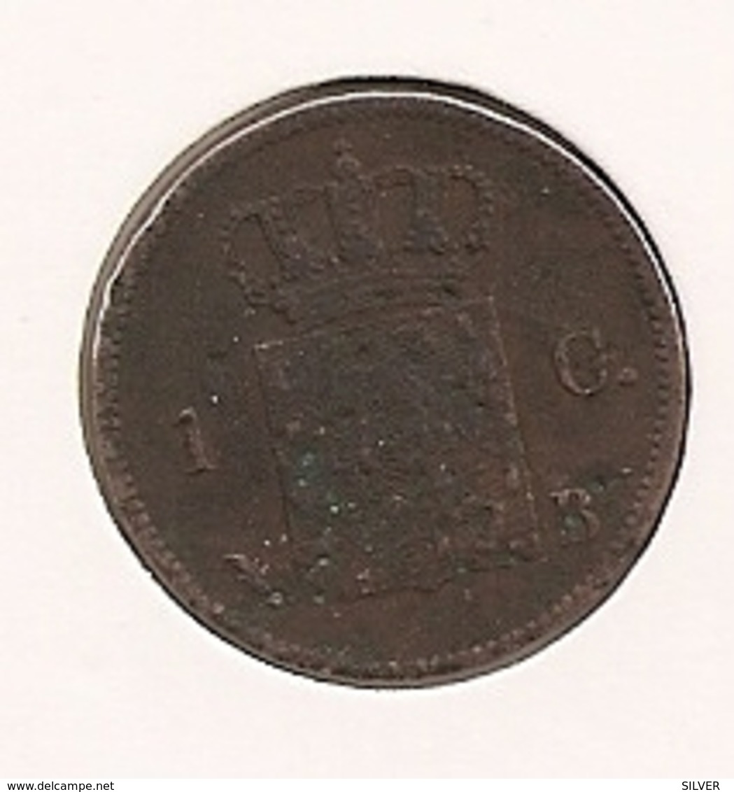 HOLANDA PAYS BAS NETHERLANDS 1 CENT 1823 RARE 212 - 1815-1840: Willem I