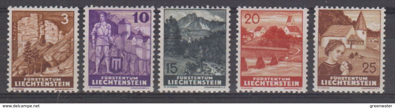 Liechtenstein 1937 Definitives 5v ** Mnh (43314) - Ongebruikt