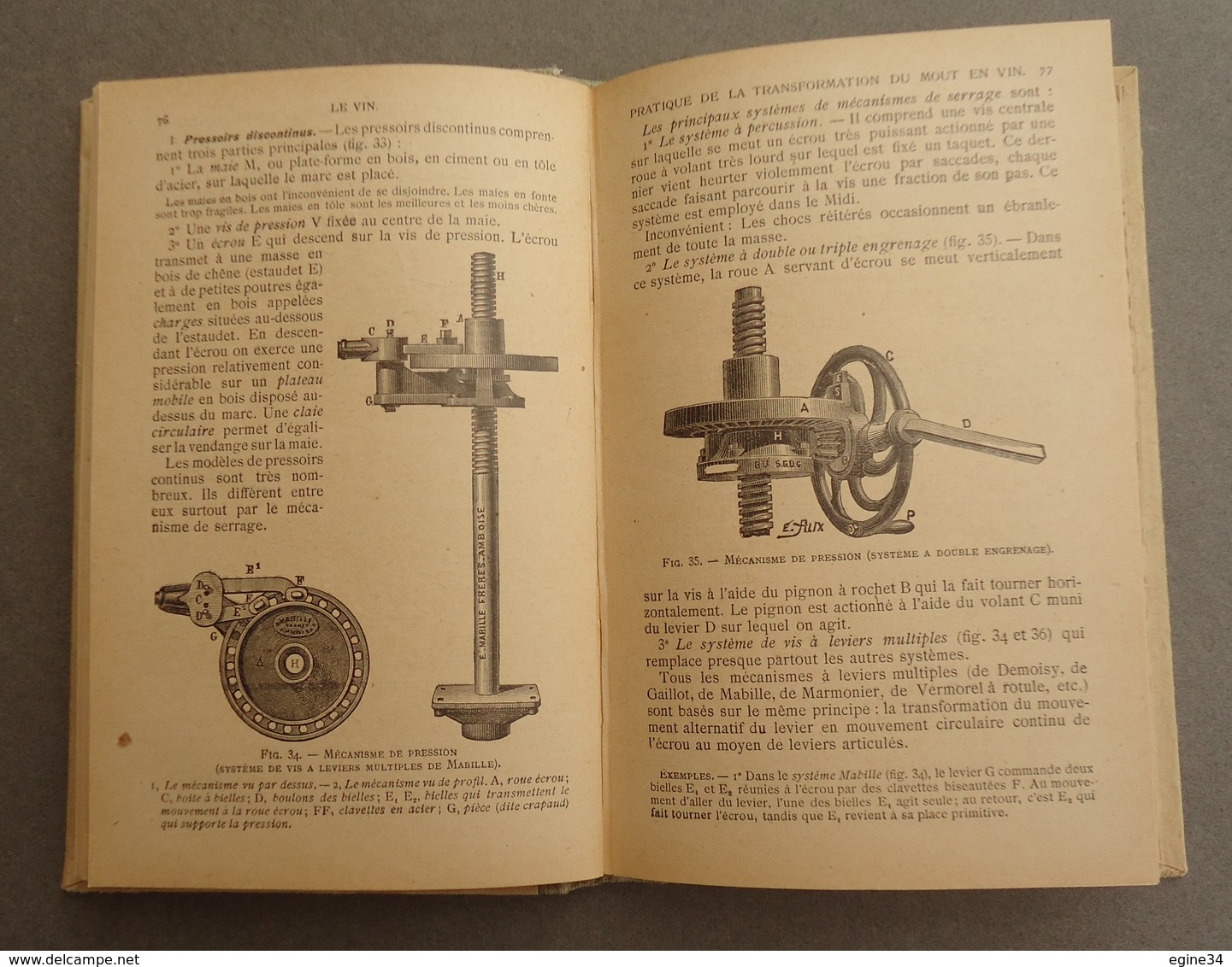 Encyclopédie Des Connaissances Agricoles - E. Chancrin  - Le Vin - - Encyclopédies