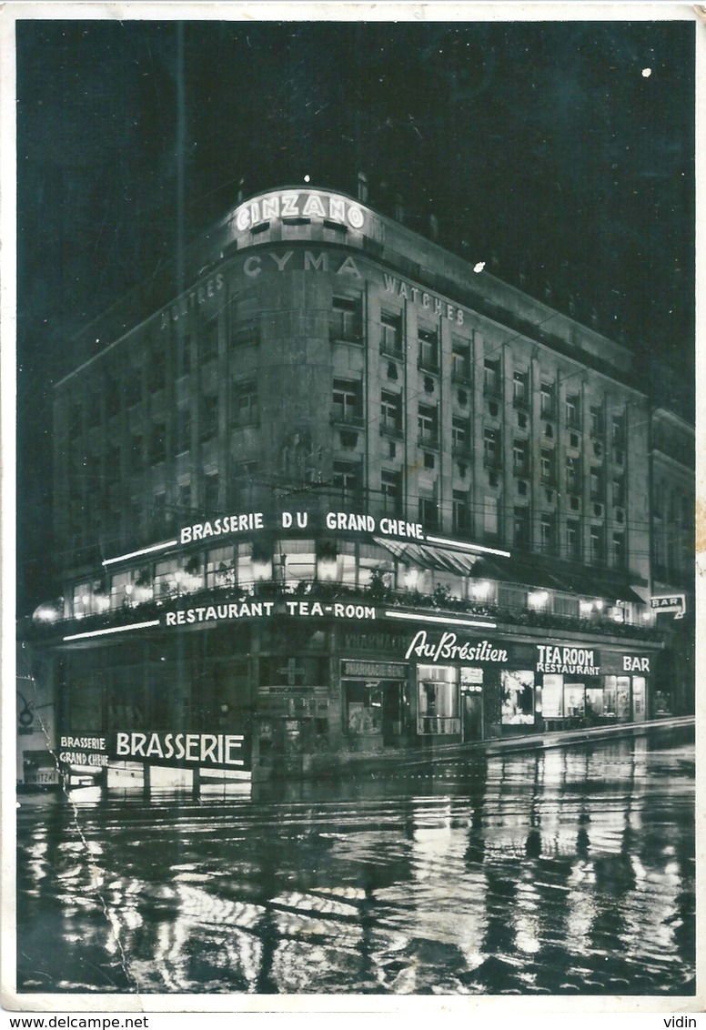 SUISSE LAUSANNE Restaurant Grand Chêne Place St François - Lausanne