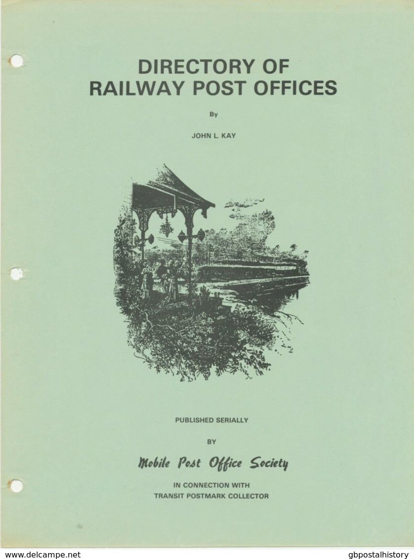 USA Directory Of Railway Post Offices 1864 To 1977, Ca. 550 Pages - Very Rare - Strade Ferrate