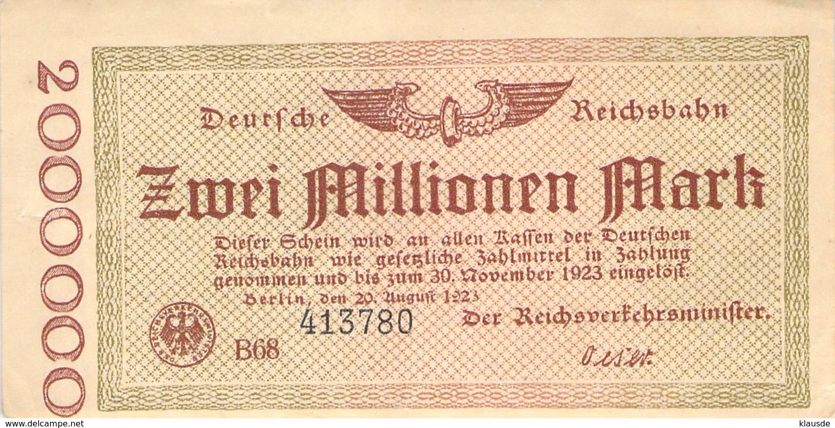 2 Mio Mark Deutsche Rechsbahn AU/EF (II) - Tweede Wereldoorlog