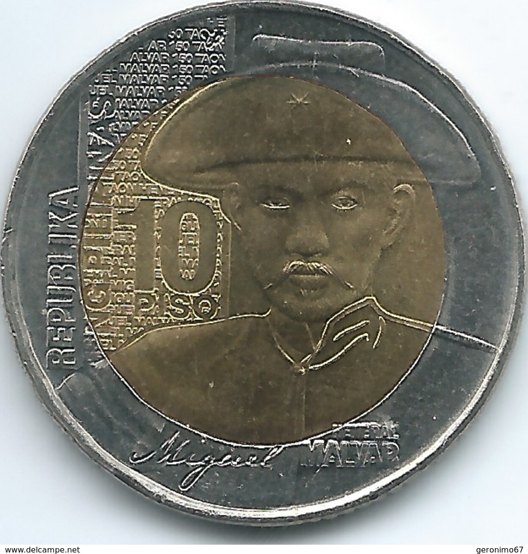 Philippines - 10 Piso - 2014 - 150th Anniversary Of The Birth Of Miguel Malvar - KM289 - Philippines