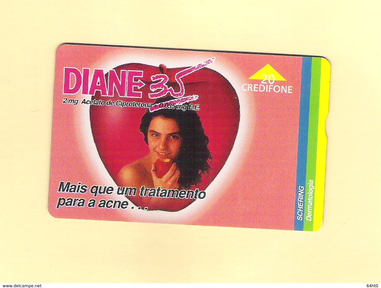 PHONECARD - PORTUGAL PT038 "DIANE 35" 507L - EX: 8.000 - NEW/NOT USED - Portugal