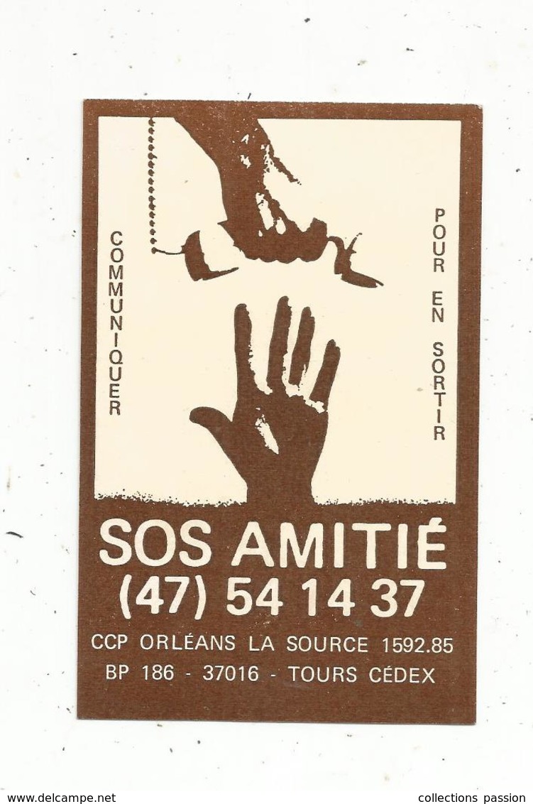 Autocollant , SOS AMITIE ,  TOURS - Pegatinas