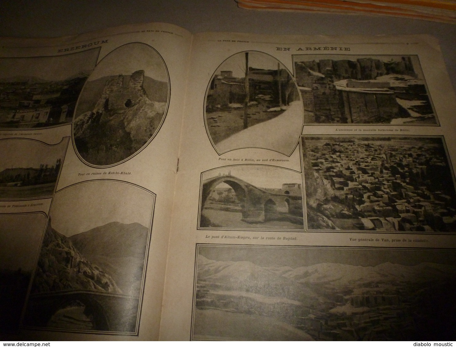 1916 LPDF:Arménie;Dépot-chevaux Croix Bleue à Paris;Erzeroum;Alpins Italiens;Bitlis;Van;Ketchi-Khalé;Dans Les Vosges;etc - Francese