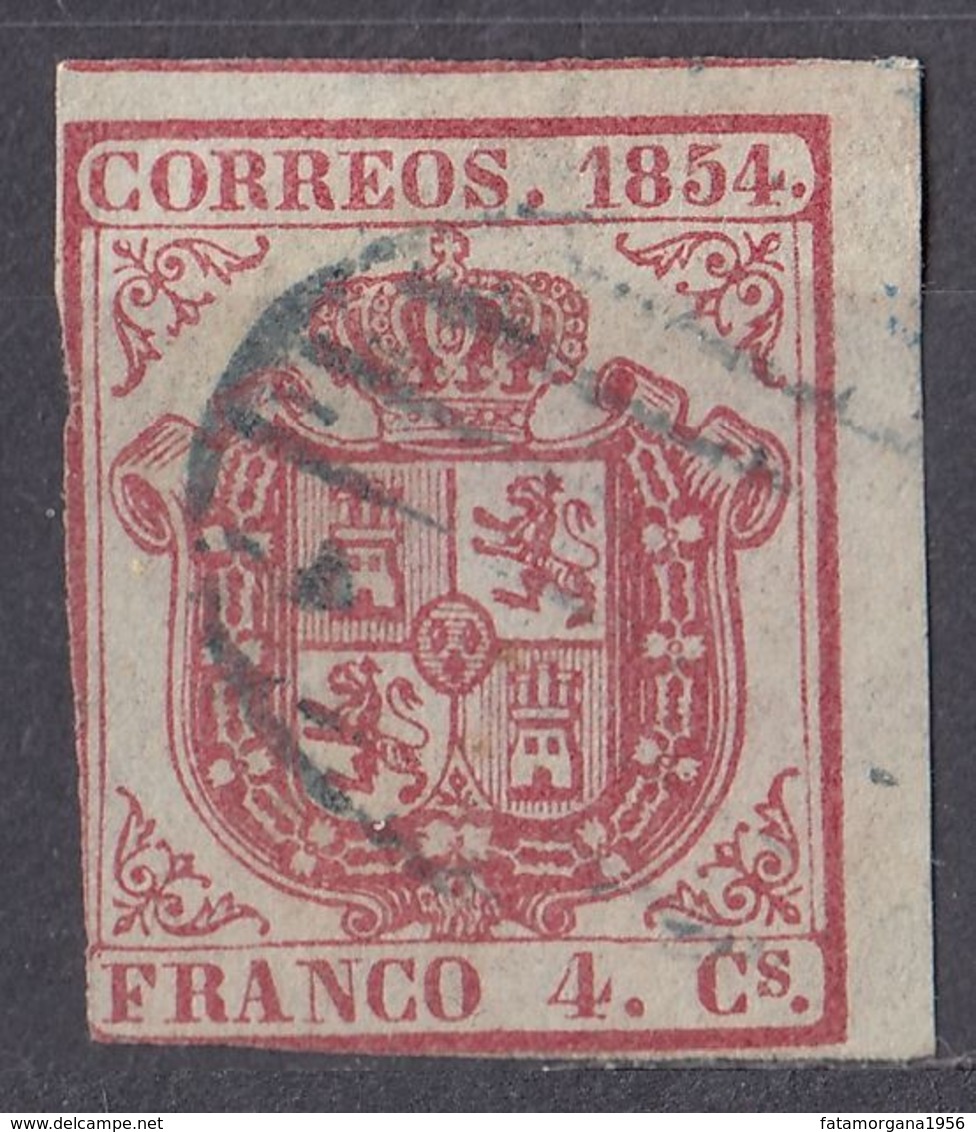 ESPAÑA - SPAGNA - SPAIN - ESPAGNE - 1854 -  Yvert 32 Usato. - Usati