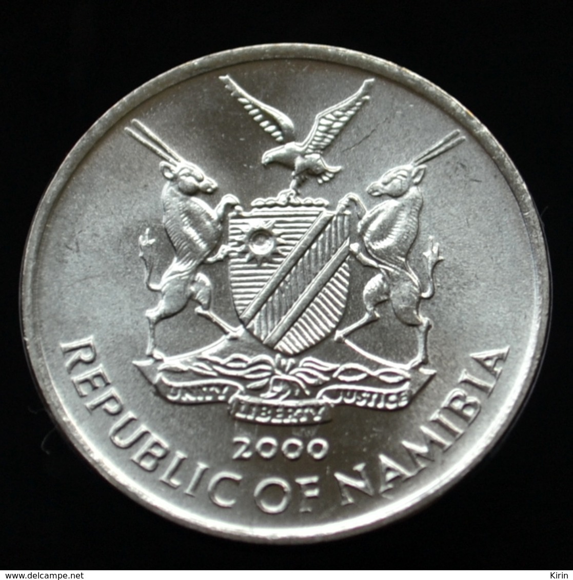 Namibia 5 Cents (F.A.O.) 2000. Km16, UNC Coin Fishes - Namibië